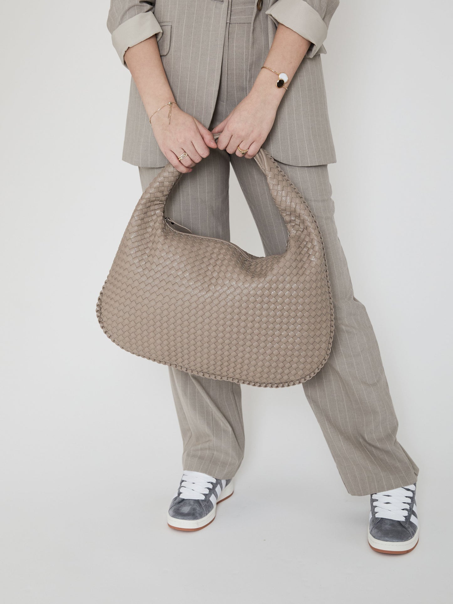 Everyday Leather Bag - Beige