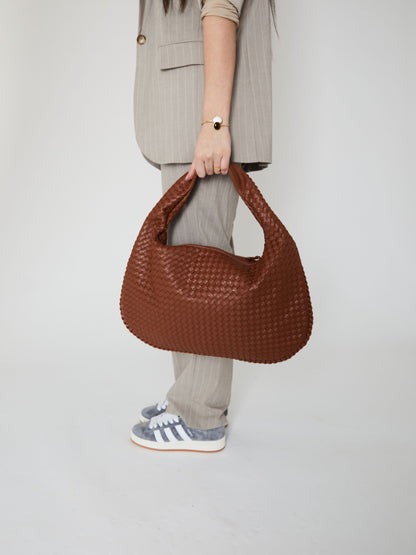 Everyday Leather Bag - Camel