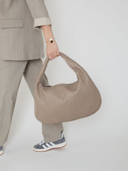 Everyday Leather Bag - Beige