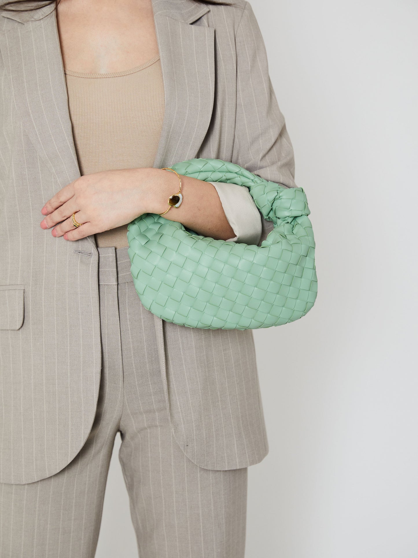 Mini Everyday Leather Bag - Seafoam Green