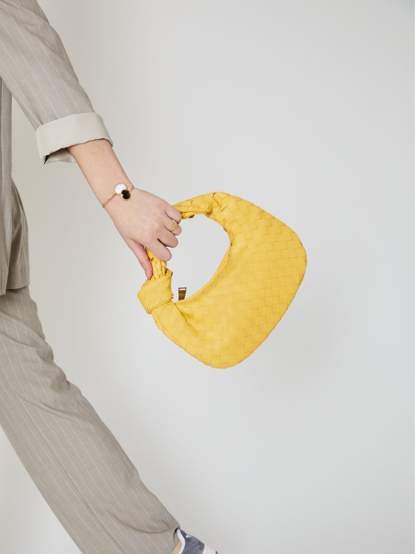 Mini Everyday Leather Bag - Yellow